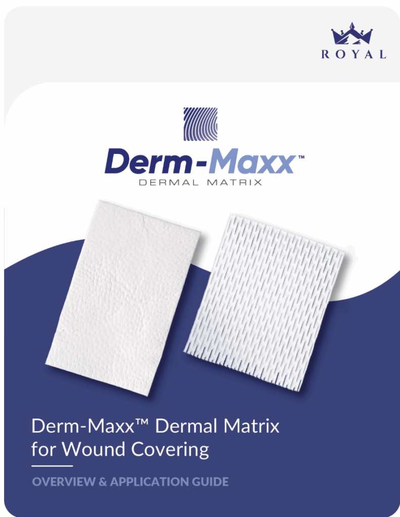 Smiling elderly couple holding golf clubs outdoors, promoting advanced wound care.