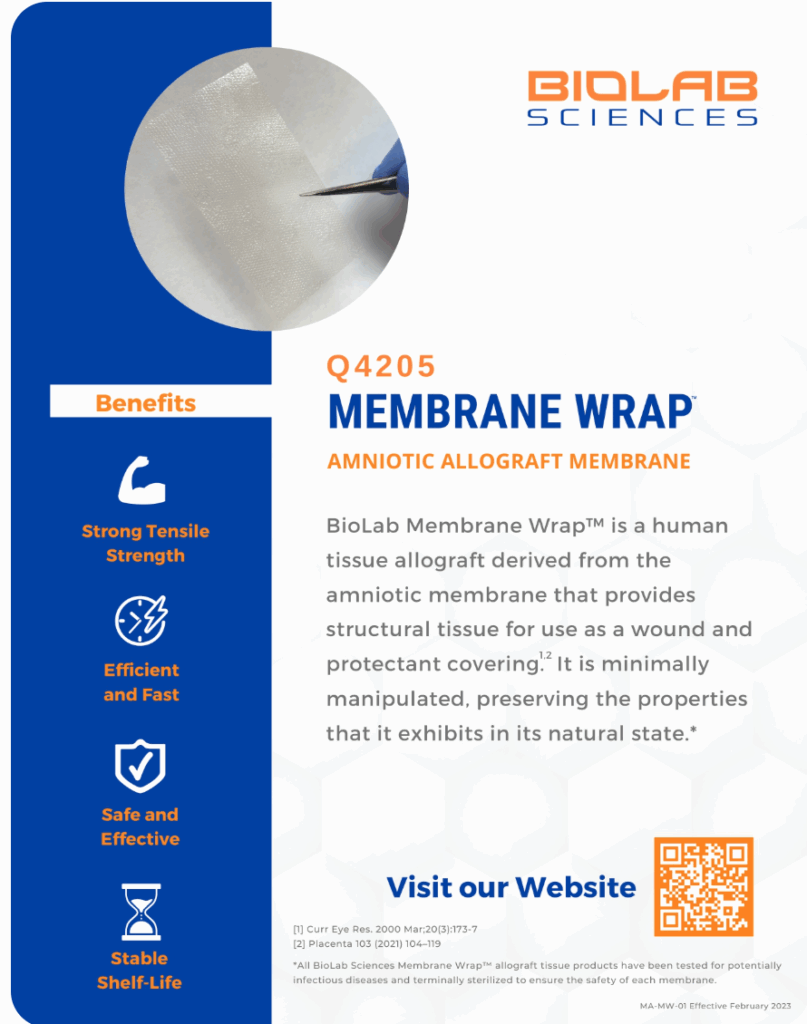 Smiling elderly couple holding golf clubs outdoors, promoting advanced wound care.